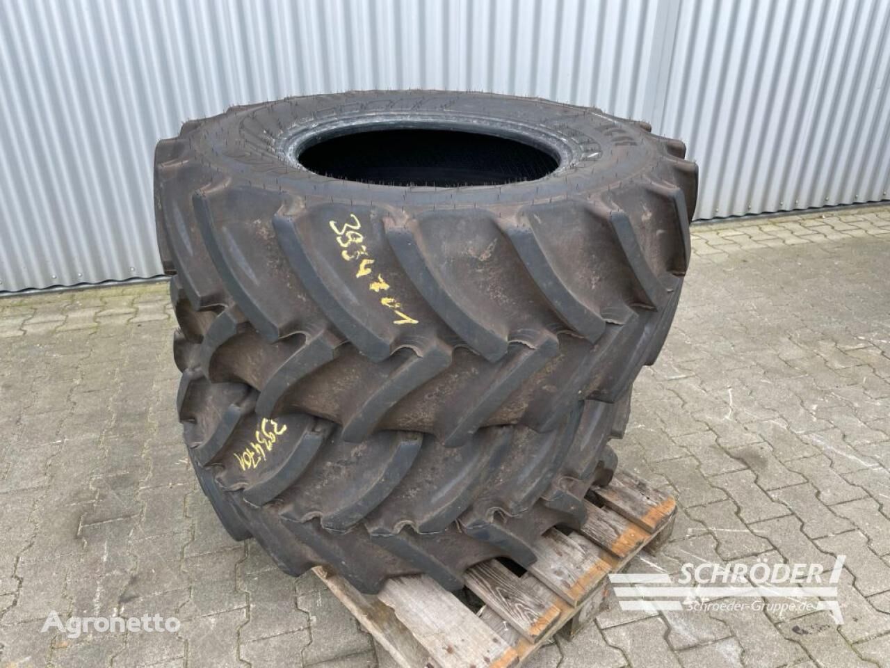 2X 480/65 R24 tractorband