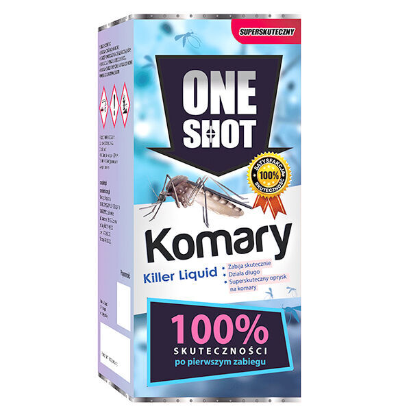 insecticide One Shot na Komary 250ML Komaropren PBO (niebieski) neuf