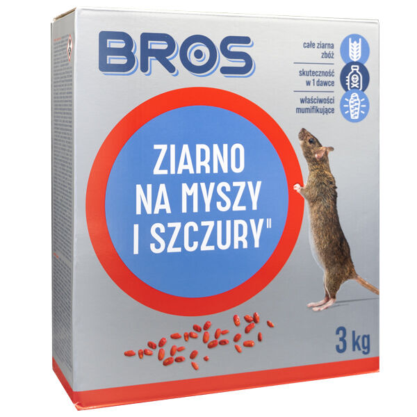 Bros Graan voor Muizen en Ratten 3kg
