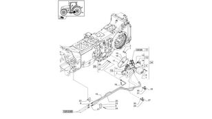 Zawór hydrauliczny 84486847 voor New Holland T6010   wielen trekker