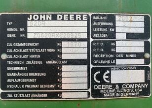 primaire as voor John Deere 620R wielen trekker