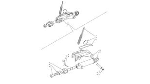 87600527 stabilisatorstang voor New Holland T6090 T6070  wielen trekker