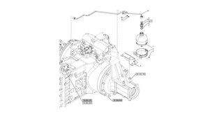 accumulateur 47986679 pour tracteur à roues New Holland T6090 T6070