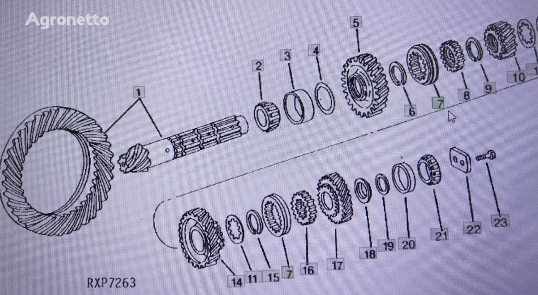 butée de débrayage pierścień zmiany biegów R62875 pour tracteur à roues John Deere 4555/4755/4955