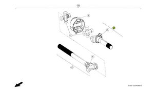 différentiel 0014996650 pour tracteur à roues Claas Xerion 4000