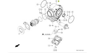 injecteur 0006278460 pour tracteur à roues Claas Xerion 4000