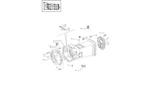 moteur de translation 47132498 pour tracteur à roues New Holland T6010 T6090 T6070