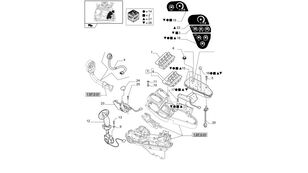 tableau de bord 84171657 pour tracteur à roues New Holland T6010 T6070