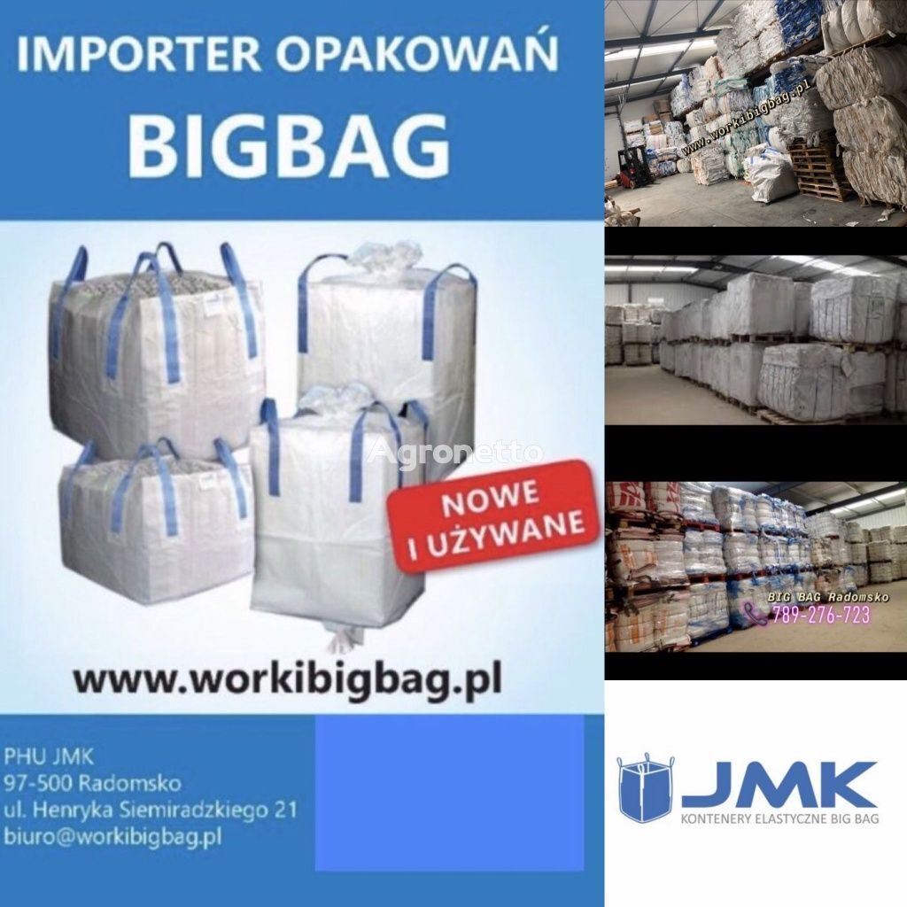 Big bag zakken NIEUW 91x91x170 big bag voor graan Granulat Wysy