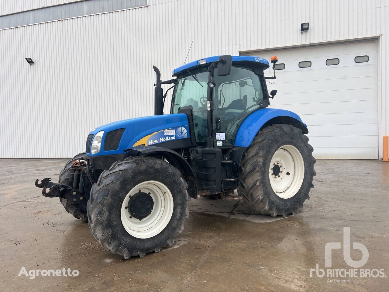 New Holland T6080 4x4 Tracteur Agricole Range Command wielen trekker